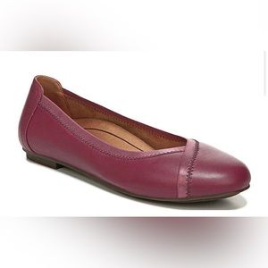 Vionic Caroll Leather Ballet Flats - Shiraz Nappa -  7M